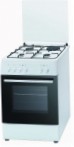 Erisson GEE60/60S WH Estufa de la cocina, tipo de horno: eléctrico, tipo de encimera: conjunto