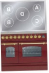 ILVE PDNI-90-MP Red Кухонная плита, тип духового шкафа: электрическая, тип варочной панели: электрическая