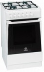 Indesit KNJ 1G1 (W) Кухонная плита, тип духового шкафа: газовая, тип варочной панели: газовая