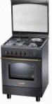 Ardo D 66GG 31 BLACK Fornuis, type oven: gas, type kookplaat: gecombineerde