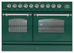 características Estufa de la cocina ILVE PDN-100V-MP Green Foto