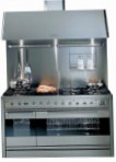 ILVE P-1207L-MP Stainless-Steel Σόμπα κουζίνα, τύπος φούρνου: ηλεκτρικός, είδος των εστιών: αέριο