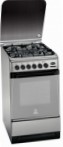 Indesit KN 3G76 SA(X) 厨房炉灶, 烘箱类型: 电动, 滚刀式: 气体