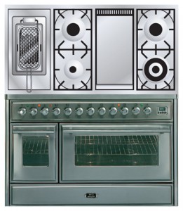 características Estufa de la cocina ILVE MT-120FRD-MP Stainless-Steel Foto
