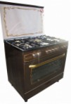 Fresh 90x60 NEW JAMBO brown st.st. top 厨房炉灶, 烘箱类型: 气体, 滚刀式: 气体