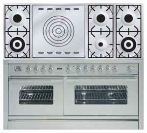 Characteristics Kitchen Stove ILVE PW-150S-VG Stainless-Steel Photo