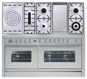 características Estufa de la cocina ILVE PW-150FS-VG Stainless-Steel Foto