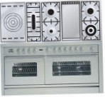 ILVE PW-150FS-VG Stainless-Steel Virtuvės viryklė, tipo orkaitės: dujos, tipo kaitlentės: dujos