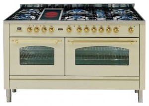 विशेषताएँ रसोई चूल्हा ILVE PN-150V-VG Antique white तस्वीर