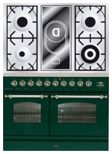 विशेषताएँ रसोई चूल्हा ILVE PDN-100V-VG Green तस्वीर