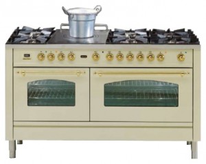 características Estufa de la cocina ILVE PN-150S-VG Antique white Foto