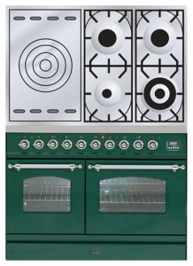 характеристики Кухонная плита ILVE PDN-100S-VG Green Фото