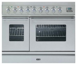 विशेषताएँ रसोई चूल्हा ILVE PDW-90V-MP Stainless-Steel तस्वीर