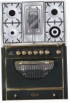 ILVE MCA-90RD-E3 Matt Fornuis, type oven: elektrisch, type kookplaat: gas
