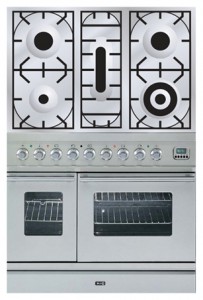 Characteristics Kitchen Stove ILVE PDW-90-MP Stainless-Steel Photo