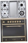 ILVE MC-90FD-E3 Matt Mutfak ocağı, Fırının türü: elektrik, Ocağın türü: gaz
