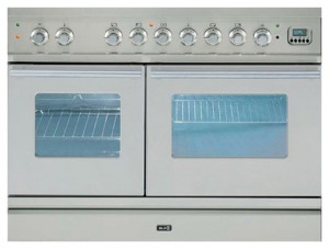 características Estufa de la cocina ILVE PDW-100B-MP Stainless-Steel Foto
