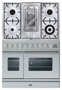 विशेषताएँ रसोई चूल्हा ILVE PDW-90R-MP Stainless-Steel तस्वीर