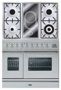 Characteristics Kitchen Stove ILVE PDW-90V-VG Stainless-Steel Photo