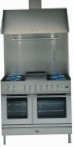 ILVE PDW-1006-VG Stainless-Steel Fornuis, type oven: gas, type kookplaat: gas