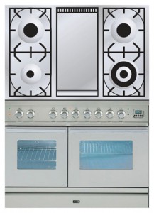 características Estufa de la cocina ILVE PDW-100F-VG Stainless-Steel Foto