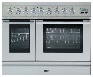 características Estufa de la cocina ILVE PDL-906-MP Stainless-Steel Foto