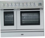 ILVE PDL-90-MP Stainless-Steel Virtuvės viryklė, tipo orkaitės: elektros, tipo kaitlentės: dujos