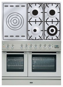 Characteristics Kitchen Stove ILVE PDL-100S-VG Stainless-Steel Photo