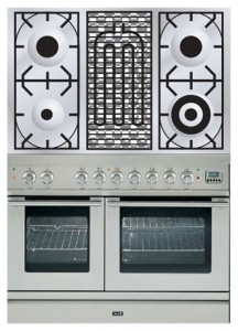 характеристики Кухонная плита ILVE PDL-100B-VG Stainless-Steel Фото