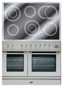 raksturojums Virtuves Plīts ILVE PDLE-100-MP Stainless-Steel foto