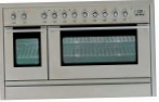 ILVE PL-120F-MP Stainless-Steel Kitchen Stove, type of oven: electric, type of hob: combined