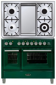 विशेषताएँ रसोई चूल्हा ILVE MTD-100FD-E3 Green तस्वीर