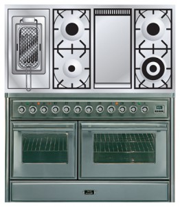 Characteristics Kitchen Stove ILVE MTS-120FRD-E3 Stainless-Steel Photo