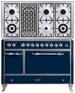 Характеристики Кухонна плита ILVE MC-120BD-E3 Blue фото