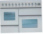 ILVE PTW-100F-MP Stainless-Steel Fornuis, type oven: elektrisch, type kookplaat: gas