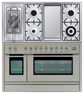 مشخصات اجاق آشپزخانه ILVE PL-120FR-MP Stainless-Steel عکس