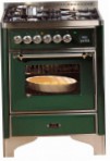 ILVE M-70D-E3 Green موقد المطبخ, نوع الفرن: كهربائي, نوع الموقد: غاز