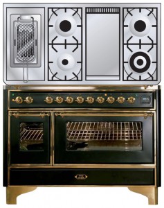 विशेषताएँ रसोई चूल्हा ILVE M-120FRD-E3 Matt तस्वीर