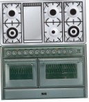 ILVE MTS-120FD-E3 Stainless-Steel Fornuis, type oven: elektrisch, type kookplaat: gas