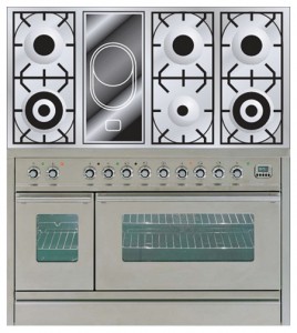 características Estufa de la cocina ILVE PW-120V-VG Stainless-Steel Foto