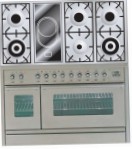 ILVE PW-120V-VG Stainless-Steel Кухонная плита, тип духового шкафа: газовая, тип варочной панели: комбинированная