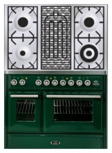 Характеристики Кухонна плита ILVE MTD-100BD-E3 Green фото
