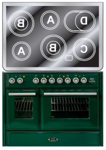 مشخصات اجاق آشپزخانه ILVE MTDE-100-E3 Green عکس