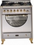 ILVE MCA-76D-E3 Stainless-Steel Fornuis, type oven: elektrisch, type kookplaat: gas
