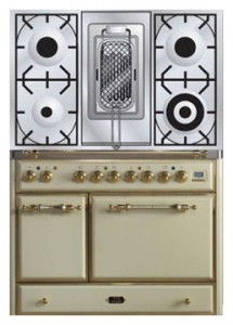 Характеристики Кухонна плита ILVE MCD-100RD-E3 Antique white фото