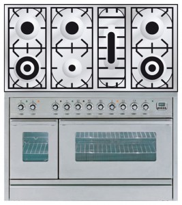 Characteristics Kitchen Stove ILVE PW-1207-VG Stainless-Steel Photo