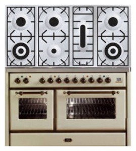 характеристики Кухонная плита ILVE MS-1207D-E3 Antique white Фото