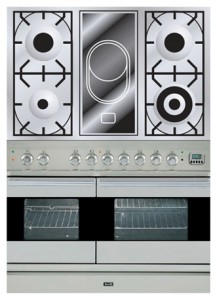 Characteristics Kitchen Stove ILVE PDF-100V-VG Stainless-Steel Photo