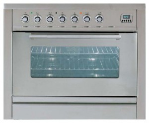 características Estufa de la cocina ILVE PW-90-VG Stainless-Steel Foto