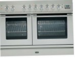 ILVE PDL-100S-MP Stainless-Steel Kitchen Stove, type of oven: electric, type of hob: gas
